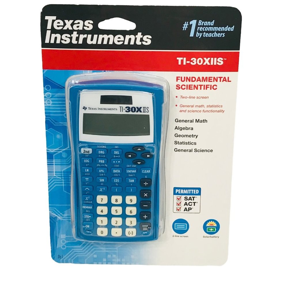 Texas Instruments TI-30XIIS Fundamental Scientific Calculator New In Package